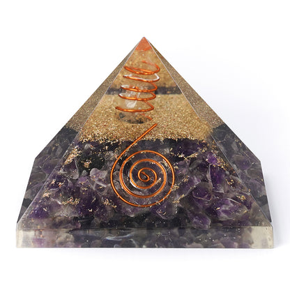 Amethyst Orgone Pyramid