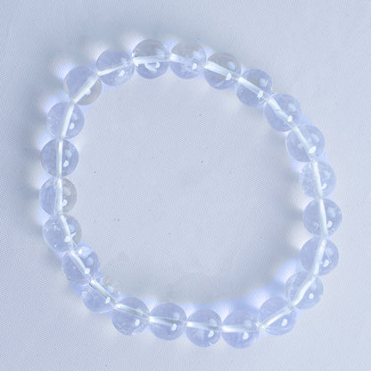 Clear Crystal Round Beads Bracelet