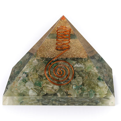 Green Aventurine Orgone Pyramid