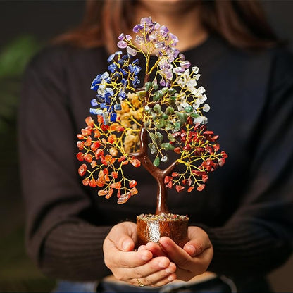 Seven Chakra Crystal Tree