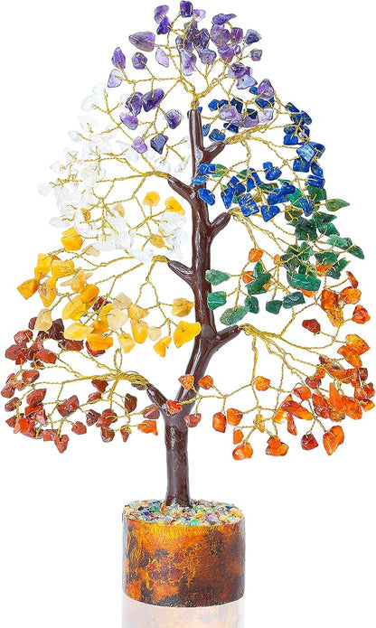 Seven Chakra Crystal Tree