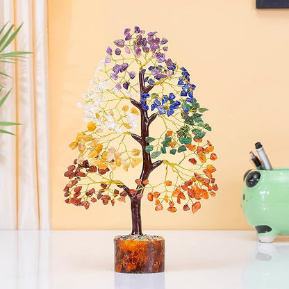 Seven Chakra Crystal Tree