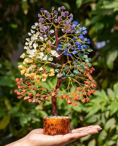 Seven Chakra Crystal Tree