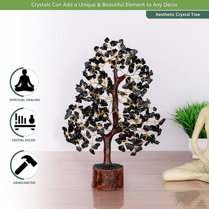 Black Tourmaline Crystal Tree