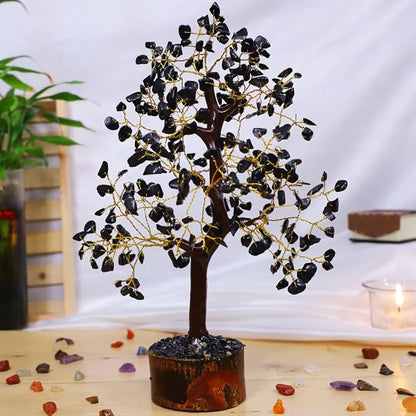 Black Tourmaline Crystal Tree