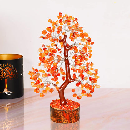 Carnelian Crystal Tree