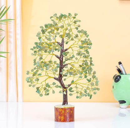 Green Jade Crystal Tree