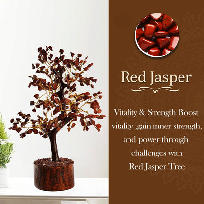 Red Jasper Crystal Tree