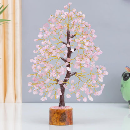 Rose Quartz Crystal Tree