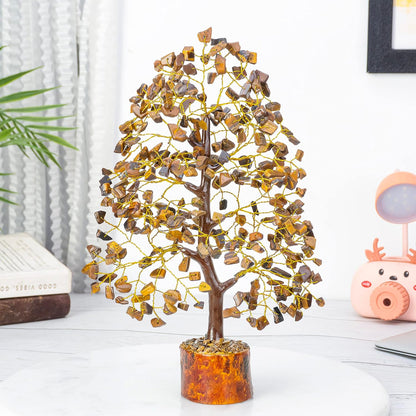 Tiger Eye Crystal Tree