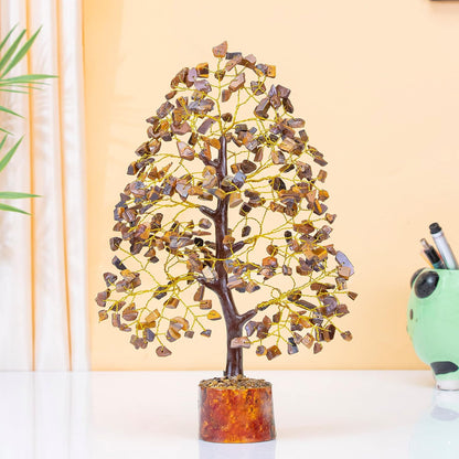 Tiger Eye Crystal Tree