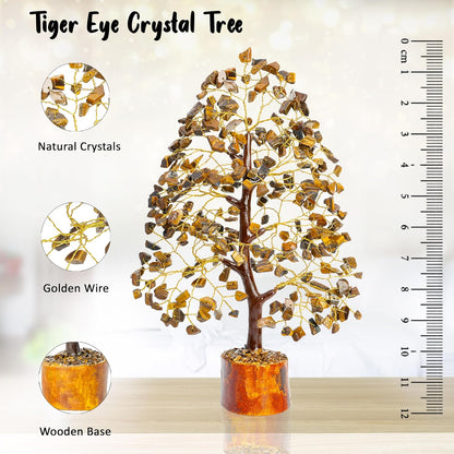 Tiger Eye Crystal Tree