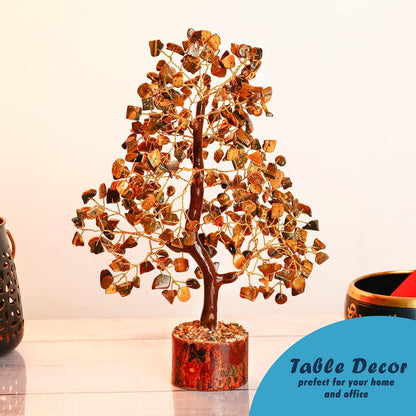 Tiger Eye Crystal Tree