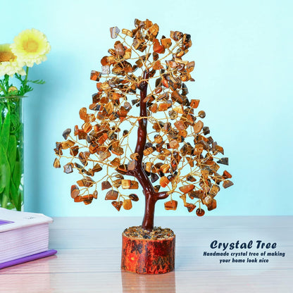 Tiger Eye Crystal Tree