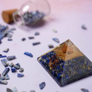 Lapis Lazuli Orgone Pyramid - Beyondthoughts